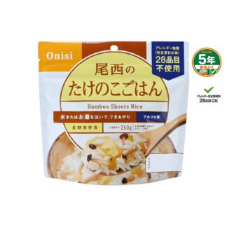 【尾西】アルファ米ごはん たけのこごはん