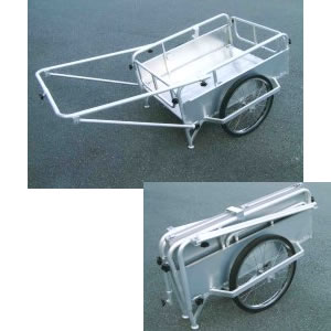 アルミ製折りたたみリヤカー フリーキャンパー 1000×725