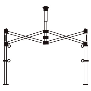 ミスタークイックテント 総アルミタイプ 300×450