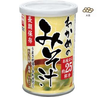 【かねさ】顆粒みそ汁 わかめ 25食入り(ケース販売)