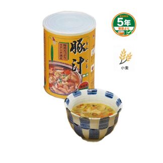 【日本ジフィー食品】保存用 豚汁(20食分)