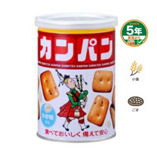 三立製菓 缶入りカンパン100ｇ