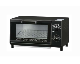 【オーム電機】オーブントースター ブラック